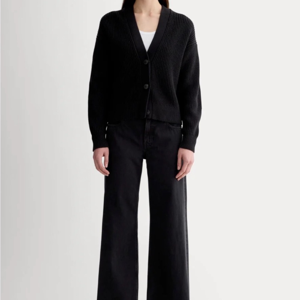 Everlane BOXY CARDIGAN IN EVERYDAY COTTON